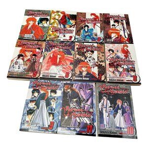 Rurouni Kenshin Manga Graphic Novel Lot 11 Nobuhiro Watsuki Vol 1 to 11 Engli PB